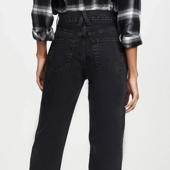 Slvrlake London Straight Leg Jeans Black‎ Sz 28 - Picture 5 of 14